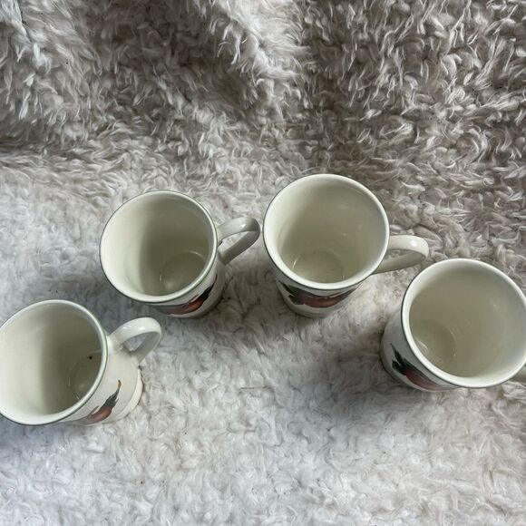 Citation Cades Cove Collection set of 4 Porcelain Mugs - Picture 7 of 9